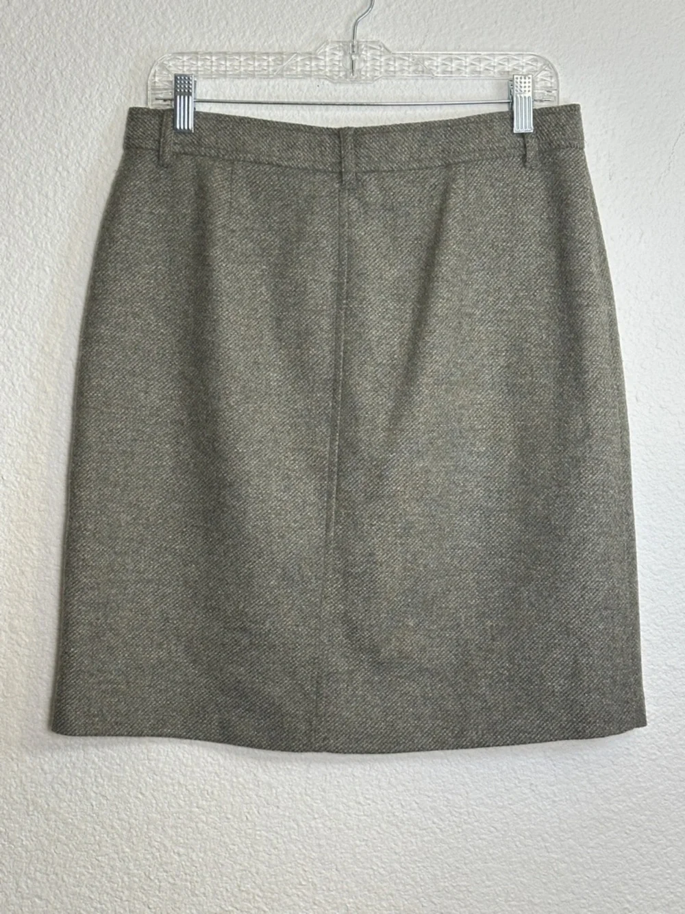J. Crew Green Wool Pencil Skirt Womens‎ Size 10 Work Career Business